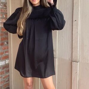 Elan Long Sleeve Mock Dress × 1
Black / m